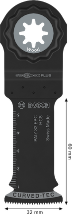 Bosch medienos pjovimo diskas PAIZ 32 EPC Starlock 32x60mm.